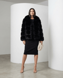 Nova Faux-Fur Bubble Jacket